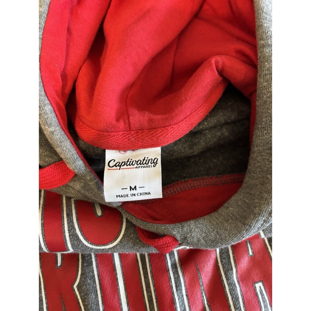 University Of Louisville Cardinals Captivating Hooded Sweatshirt Sz M *READ* - Picture 3 of 7